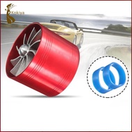 [kokiya] 64.5mm x 50mm Air Intake Turbo Charger Fuel Supercharger Saver Fan Aluminum