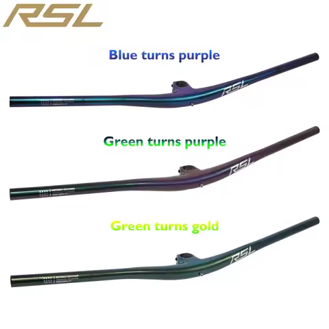 RSL mountain bike full carbon fiber handlebars, integrated handlebars, XC bar, gradient color, 27.5m