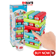 Đồ chơi board game xếp chồng tháp theo xúc xắc vui nhộn trò chơi rút tháp 2 đến 4 người chơi B4KIDS