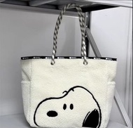 Lesportsac x snoopy 毛毛袋