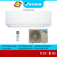 Daikin Air Conditioner (1.0HP-2.5HP) Standard Inverter FTKF Series R32 Air-Cond FTKF25B / FTKF35B / FTKF50B / FTKF71B