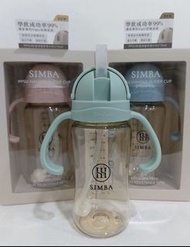 Simba小獅王辛巴蘊蜜鉑金PPSU寬口吸管把手防脹氣奶瓶270ML