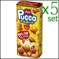 Pukka chocolate 43g x5pcs bite-size Hollow chocolate snacks Pretzel texture and milk chocolate flavo