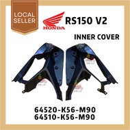 HONDA RS150 V2 SIGNAL INNER SET KIRI KANAN 64510-K56-M00 / 64520-K56-M00 INNER COVER HITAM ORIGINAL 
