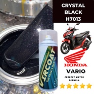 HONDA VARIO/EX5 H7013 CRYSTAL BLACK Cat 2K Motor Aikka DIY Aerosol Cat Spray Motor Hitam Crystal| Motor Paint Cat Bancuh