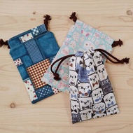 【庫存出清特價】束口袋(中) 手機/充電器收納