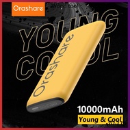 Orashare O10 10000mAh Powerbank Li Polymer Fast Charging Stylish Slim Portable Powerbank OriginalHap
