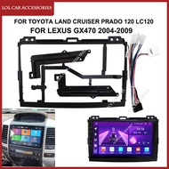 CRM-9 Inch Fascia For Toyota Land Cruiser Prado 120 LC120 Lexus GX470 Car Radio Stereo Android MP5 P