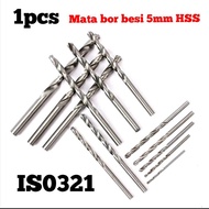 1pcs mata bor besi 5mm HSS bukan bor carbide bukan bor nachi cocok untuk tap m6x1.0 baut 10