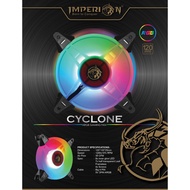 Imperion Cyclone ARGB Gaming Fan 12CM Fan Case (BLACK)