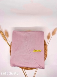 hijab bergo knit premium (M) Hijab Bergo Snow Malay Instan Soft Pad Knit Premium (M) / jilbab instan