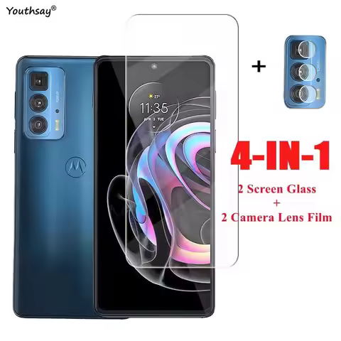 4 in 1 Glass For Motorola Edge 20 Pro Screen Protector For Motorola Moto Edge 20 Pro Tempered Glass 