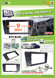 VOLVO XC70 / V70 / S60 2000-2004 Android Player Casing 9" inch (with Socket Volvo & Volvo Canbus Mod
