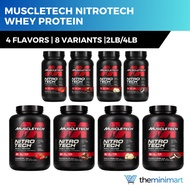 MuscleTech NitroTech Whey Protein 2lbs/4lbs - Chocolate / Vanilla / Strawberry / Cookies & Cream