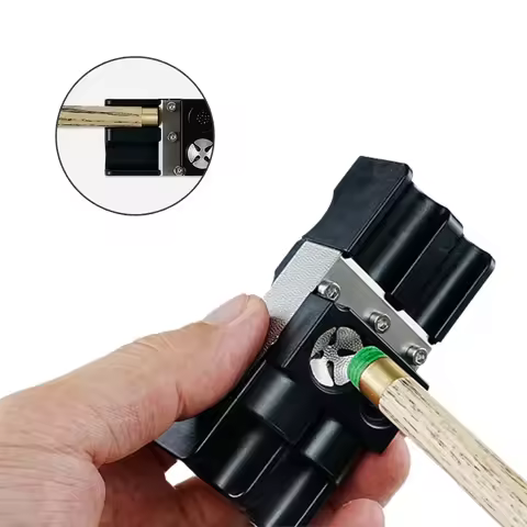 Golf Club Maintenance Tool Portable 9-in-1 Pool Cue Tip Repair Tool Shaper Set for Billiards Lightwe