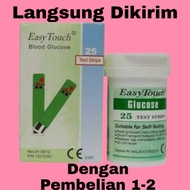 EASYTOUCH GLUCOSE MURAH / EASYTOUCH GULA DARAH 25 Test Strip