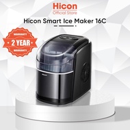 Hicon Fully Automatic 24H Fast Ice Maker Mini Ice Maker - Overall Black 15kg 16AL 26YB 16AT 16M 16C
