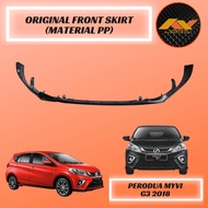 Perodua Myvi 2018 G3 Original & Oem  Front Bumper Skirt  PP Material 100% New High Quality