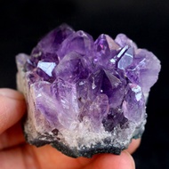 Natural Amethyst cluster Amethyst block Amethyst hole stone ornament degaussing and radiation protection