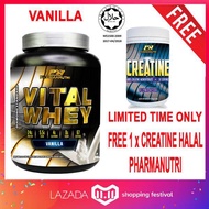 Whey Protein Halal – Vital Whey 2kg/4.41lbs Whey Isolate With 24g Protein 67 Servings - Fast Muscle 