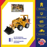 Bulldozer Truck Radio 27cm Remote Control Battery Operated Vehicle RC Car Toys For Boys Permainan Kawalan Jauh MYTOYS