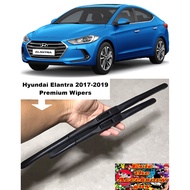 Premium Wiper Blades for Hyundai Elantra 2017-2019 (Pair) Wiper Blade Car Wiper