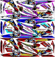 Striping sticker trim SATRIA F 150 FACELIFT 2013-2015 SATRIA FU FL SATRIA FL SATRIA FL SATRIA