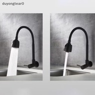 (duyongtear0) Kitchen Faucet Stainless Steel Sink Flexible Hose Cold Water Two Modes Tap Sink Wall M
