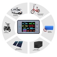 【BBI】-Battery Capacity Meter Coulomb Meter Bluetooth Ammeter Voltmeter with 2.4inch Color Screen for