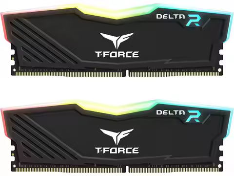 Team T-Force Delta RGB 16GB (2 x 8GB) 288-Pin PC RAM DDR4 3200 (PC4 25600) Desktop Memory Model TF3D