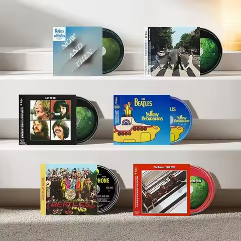 The Beatles Abbey Road Let It Be CD Album Rock Music Fans Collection Car Home Playback Disc