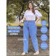 JUMBO Jeans Premium Highweist Jeans, Durable, Non-Fading, Size 33-45
