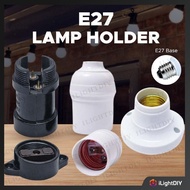 E27 LAMP HOLDER SURFACE MOUNT BATTEN/WEDGE/HANGING E27 BULB HOLDER