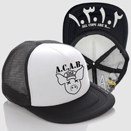 PIG ACAB 1312 Hat, PIG ACAB Mesh Trucker Snapback Hat, Latest Premium Distro Logo
