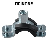 OCINONE 2pcs Support Clamp, Rubber Galvanized Iron Adjustable Pipe Support Clamp, Riser Clamp With N