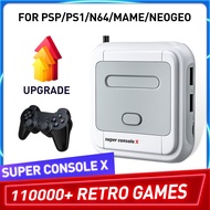 YRetro Console Super X 110000 Retro Game For PSP/PS1/DC/MAME Multi-Player Arcade Up To 256g