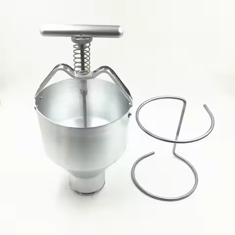Stainless Steel Mini Manual Donut Maker Machine Handheld Cake Donut Hopper Donut Dropper Griddle Cak