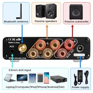 KGUSS D50 Bluetooth QCC5125 digital power amplifier LDAC ES9018K2M DAC power amplifier Dual TPA3116 