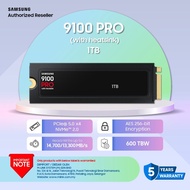 SAMSUNG SSD M.2 9100PRO WITH HEATSINK (1TB/2TB/4TB) 2280