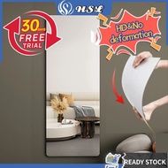 HSL Acrylic soft mirror full length mirror bathroom mirror sticker HD mirror wall adhesive mirror Su