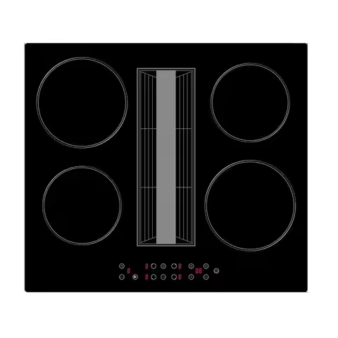 Factory OEM ODM Infrared Induction Cooktop Electric Cooker With Downdraft Extractor Smart Cooktops