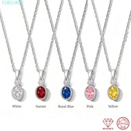 Real Moissanite Pendant Necklace S925 Silver With GRA Certificate VVS1 3EX D Color Moissanite Diamon