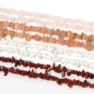 High Quality 3-5mm Chips Beads Selectable Meterrials Red Carnelian Moonstone Howlite Olivine Coral S