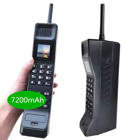 2024 NEW 7200mAh Powerbank Bluetooth Dialer Mobile Phone Push-button Dual SIM Telephone music player