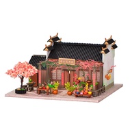 Diy Hut Chinese Style Ancient Gangnam Miniature Scene Sand Table Building Model Decoration Hand-Assembled Materials