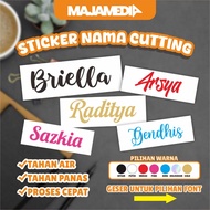 CUTTING NAME STICKER name sticker label sticker customised sticker