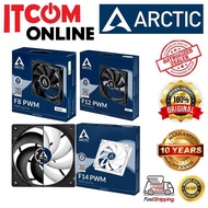 ARCTIC F8 F12 F14 8CM 12CM 14CM PWM PST MAX CASING FAN BLACK/WHITE