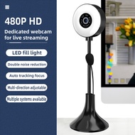 Webcam 4K 1080p 60fps HD USB Camera for PC Laptop Computer with Microphone Auto Focus Noise Cancelli