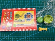 Sanrio Re-ment 絕版 日式 日本 食品 擺設 食玩 盒蛋 盲盒  rement 散件 no.2 2號 pochacco pc狗 茶道 綠茶茶碗 茶杯