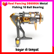 Gulungan Pancing DB6000A Metal Fishing Spin Reel 10 Ball Bearing / Reel Pancing Spinning Shimano / Reel Pancing Spinning Daiwa / Reel Pancing / Reel Pancing Power Handle / Reel Pancing Shimano / Reel Pancing Ryobi / Reel Pancing Laut / Reel Pancing Maguro